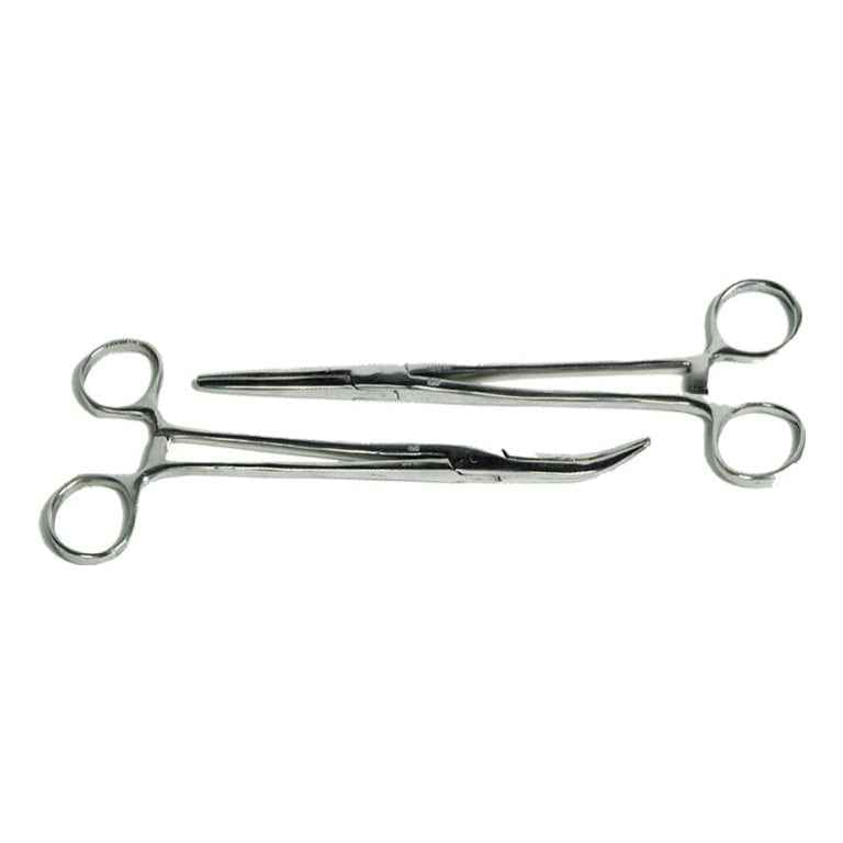 8” Curved Fishing Forceps – Hook & Rig Tool for Anglers