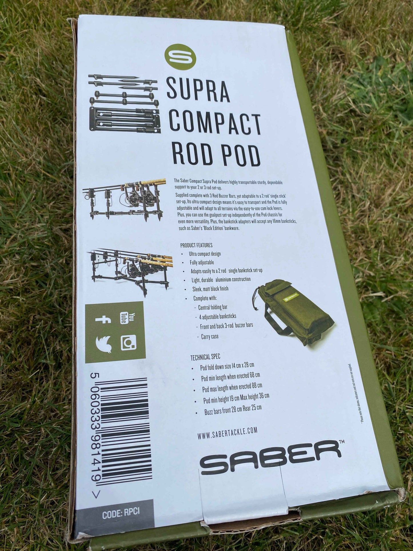 Saber Supra Compact Rod Pod