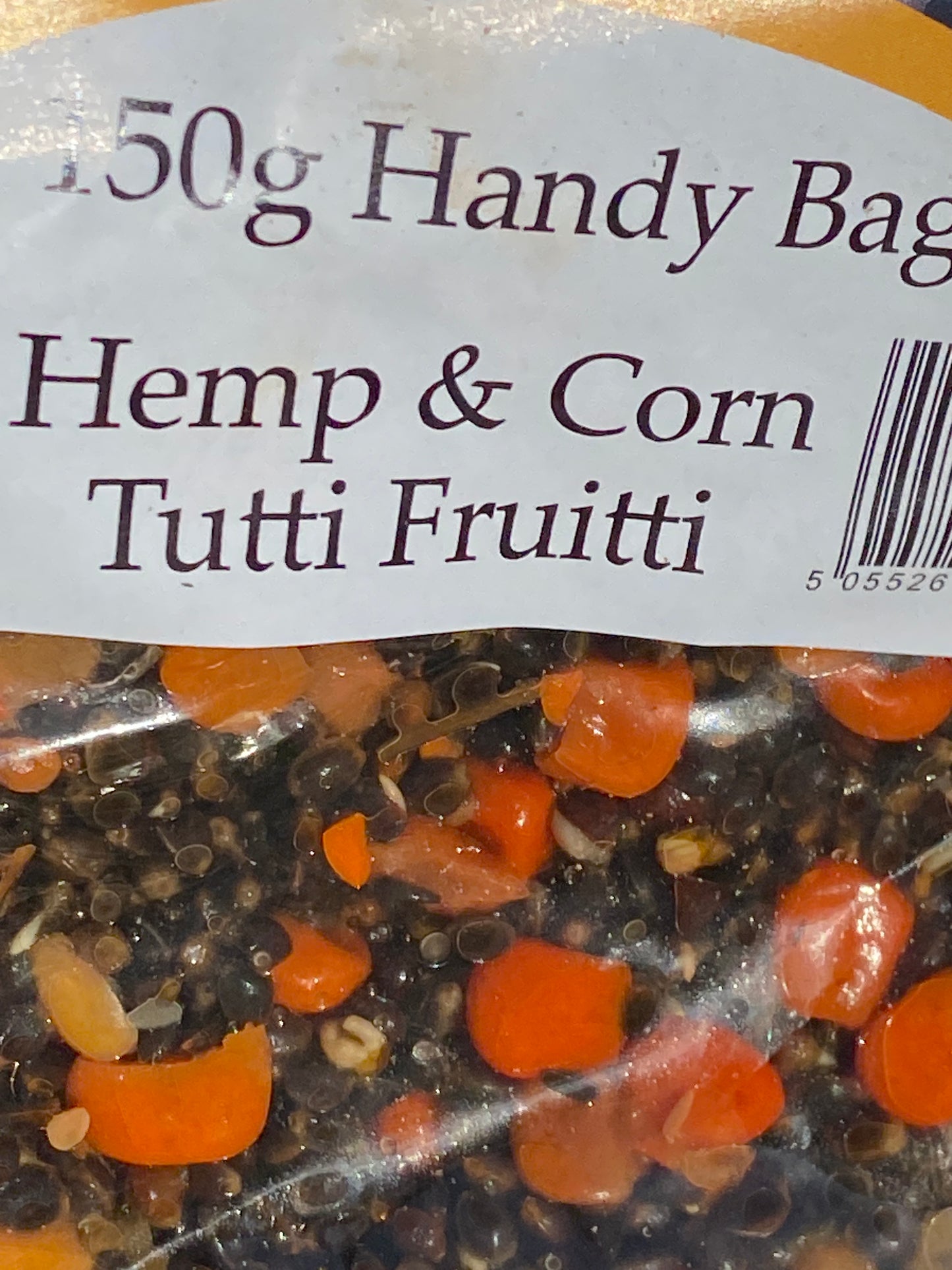 Carp & Coarse Fish Attractant – Magntrak Baits Handy Bag 150g, Tutti Fruitti Hemp & Corn