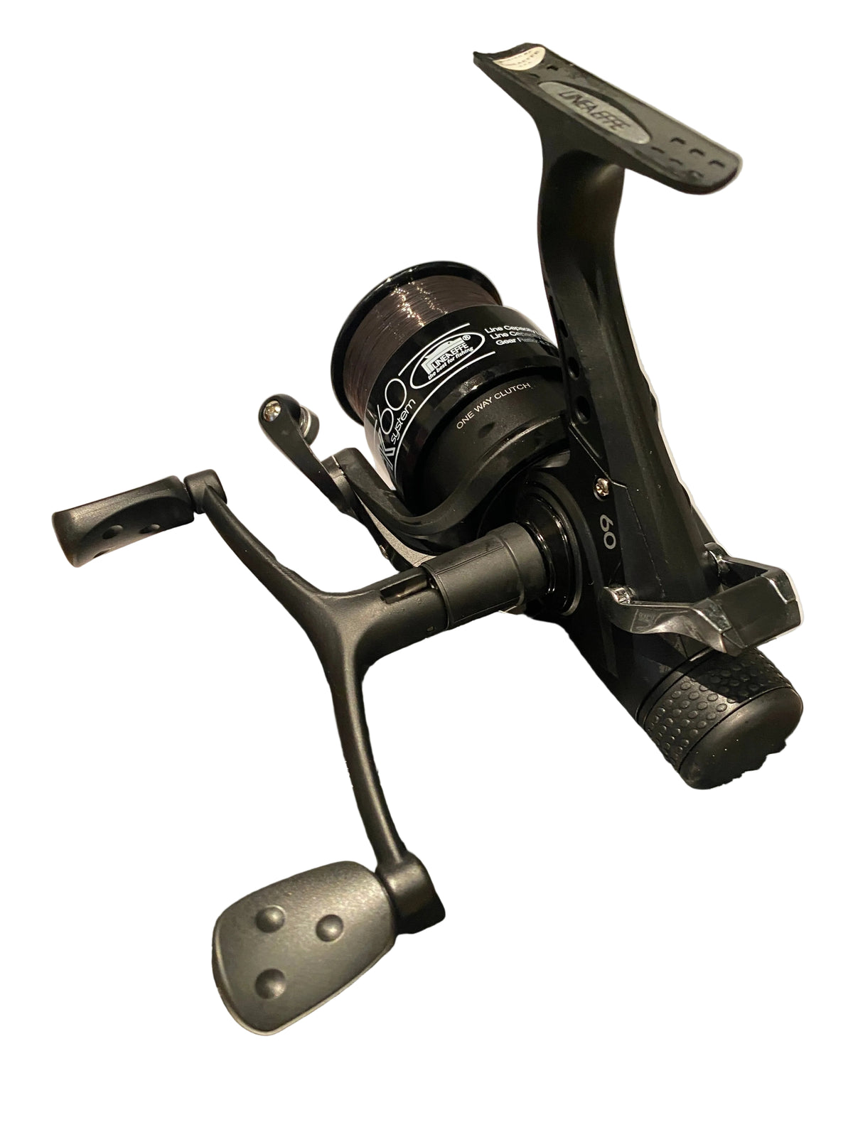 Lineaeffe All Black 60 Freespool Carp Fishing Reel