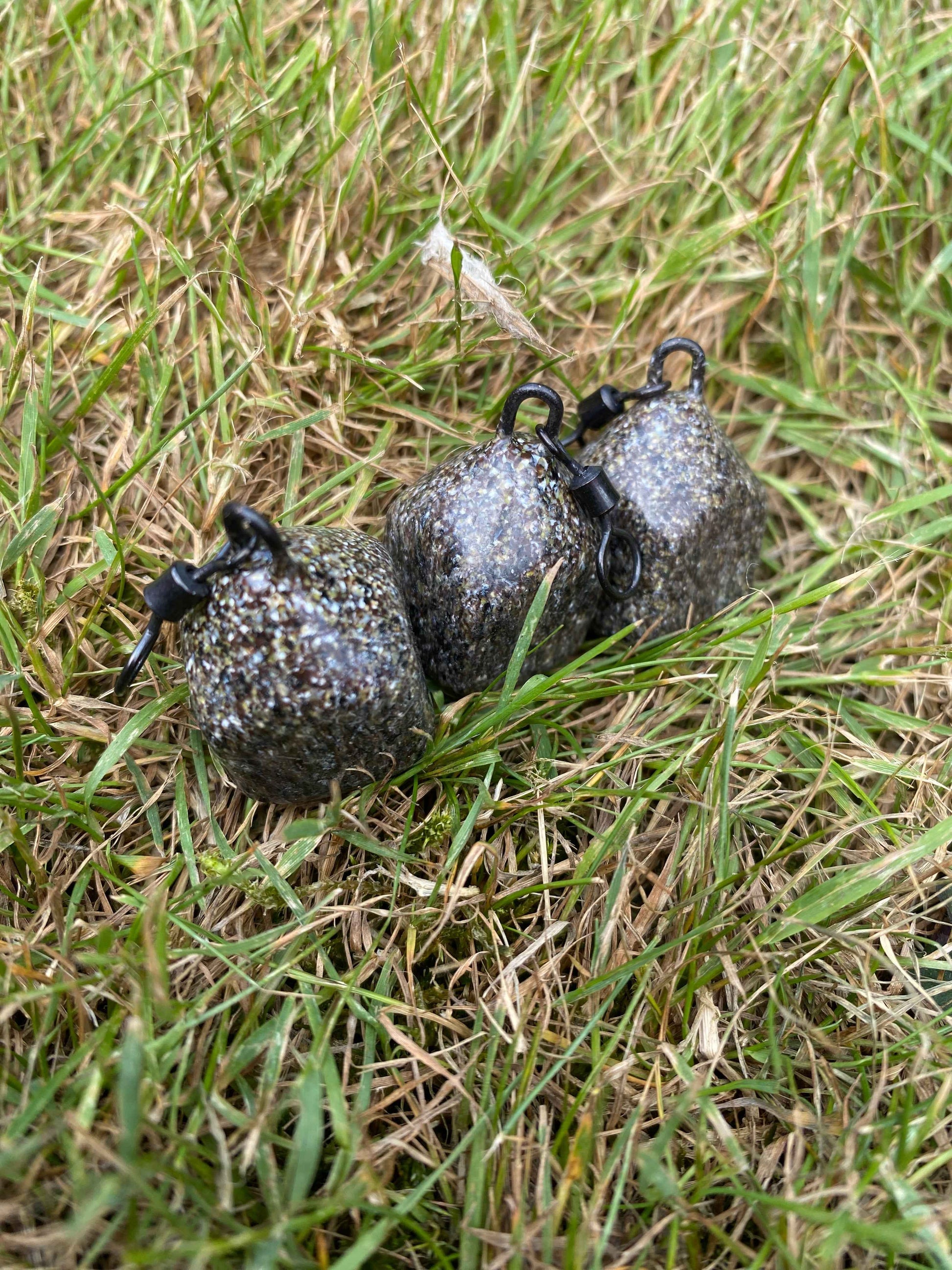 Square Swivel Leads 3 Pack | Carp Fishing Weights - 2oz