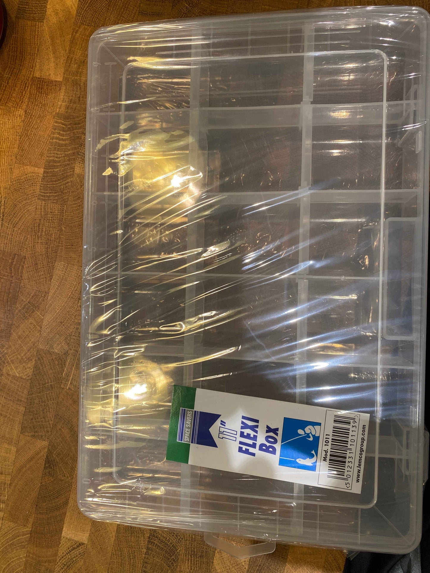Space Savers Tackle Box - Clear White - 20 compartment