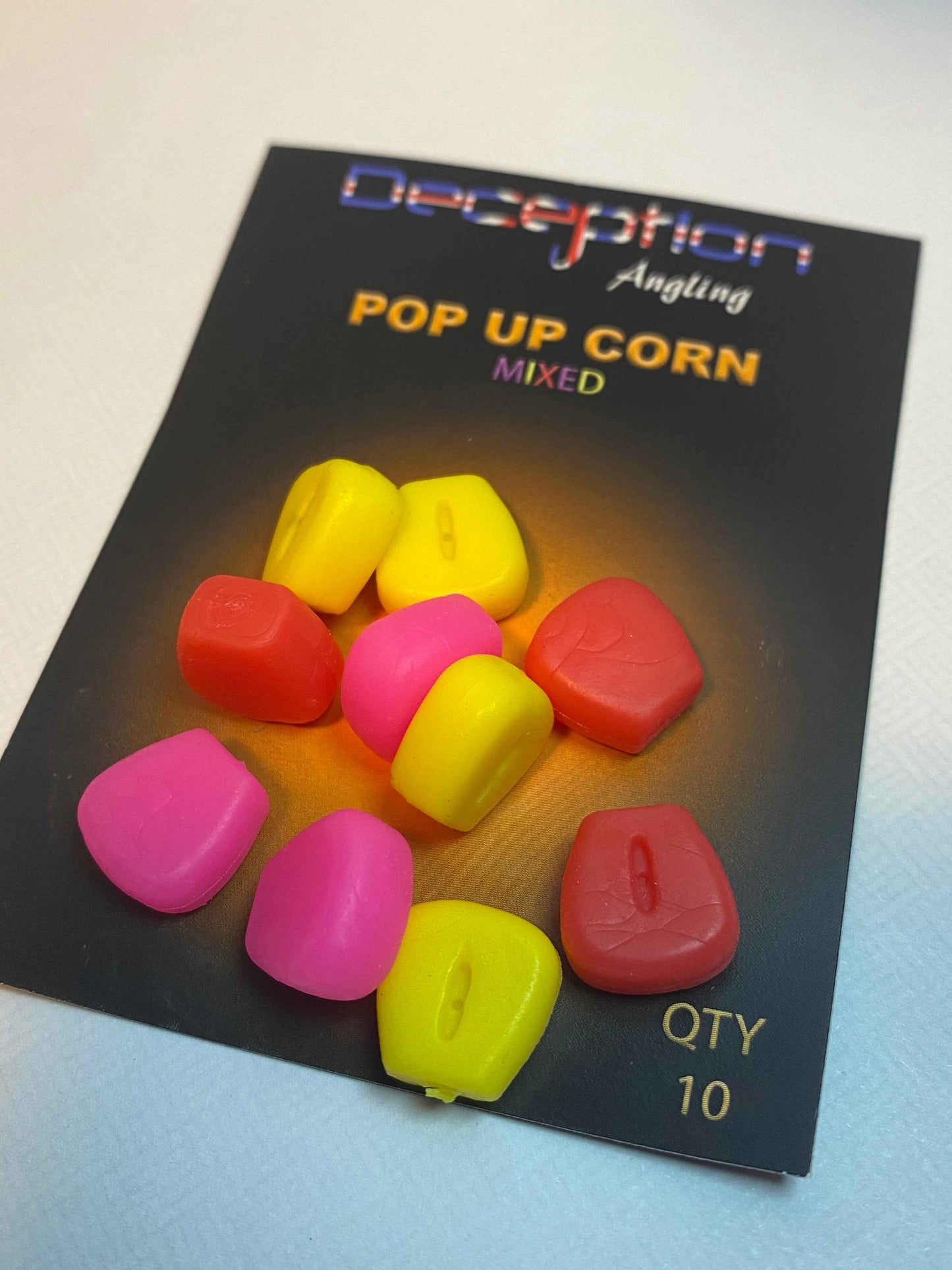 Deception Angling - Pop Up Corn - Yellow, Pink & Red