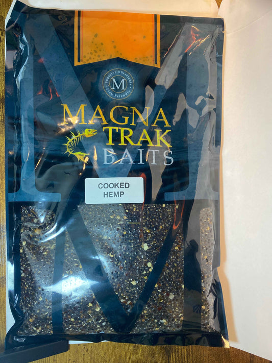 Prepared Particles - Cooked Hemp - PVA Friendly Carp Fishing 1 Litre