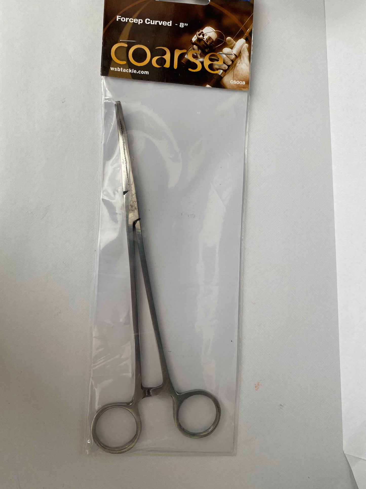 8” Curved Fishing Forceps – Hook & Rig Tool for Anglers