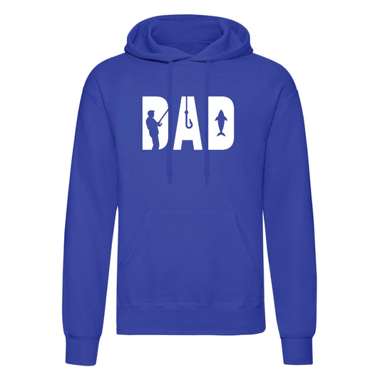 Dad Angling Printed Hoodie-0
