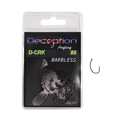 Deception Angling D-CRK Barbless Carp Hooks