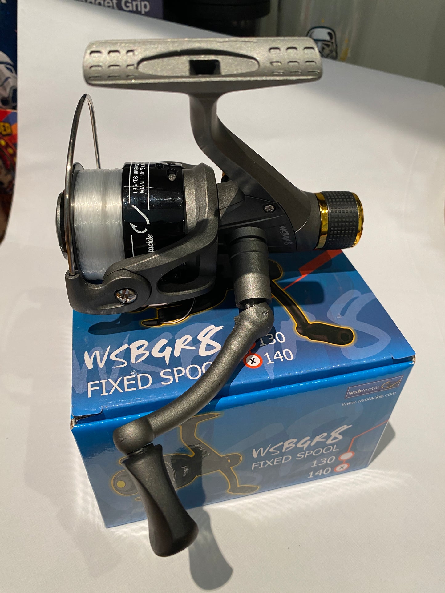 WSB GR8 140 Rear Drag Fixed Spool Reel