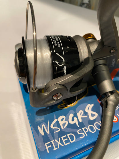 WSB GR8 140 Rear Drag Fixed Spool Reel