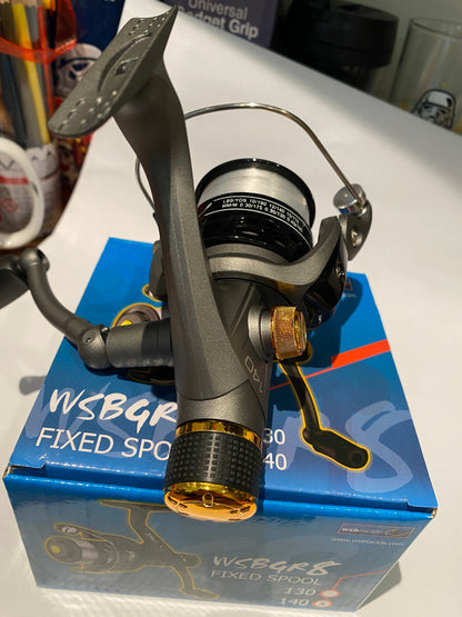 WSB GR8 140 Rear Drag Fixed Spool Reel