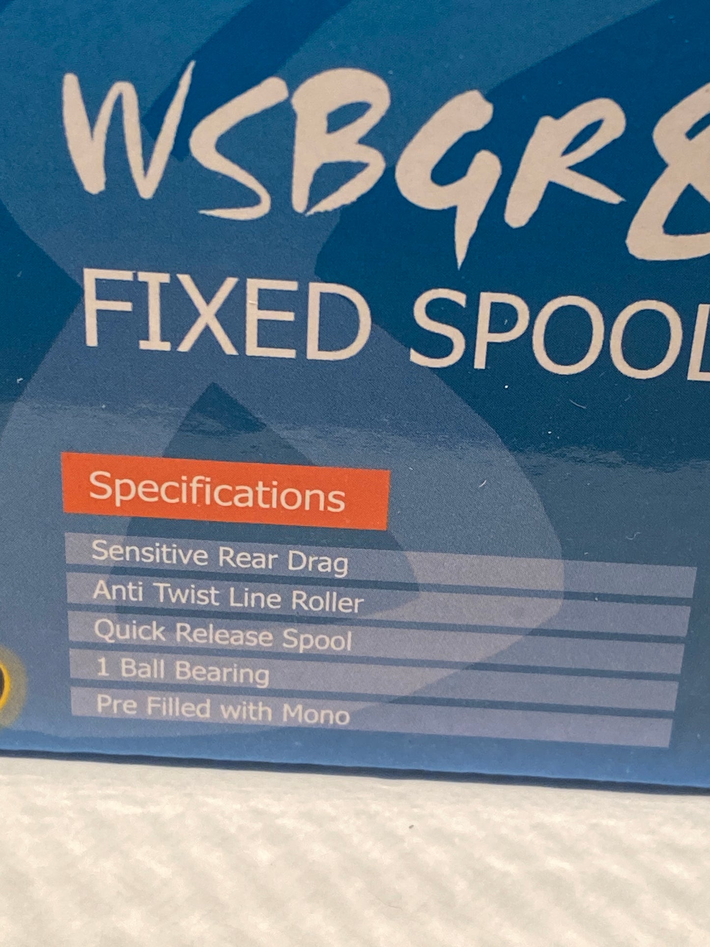WSB GR8 140 Rear Drag Fixed Spool Reel