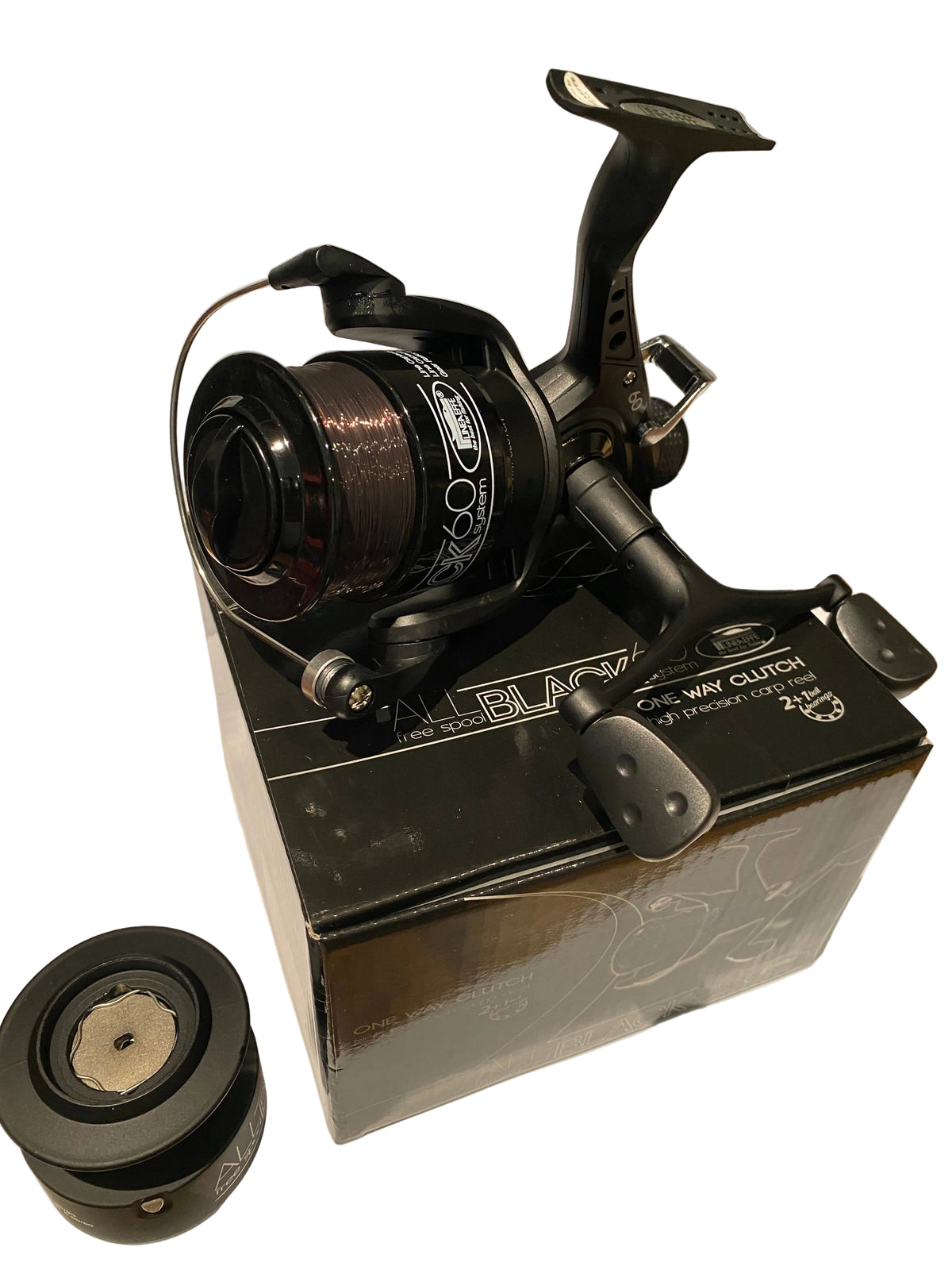 Lineaeffe All Black 60 Freespool Carp Fishing Reel
