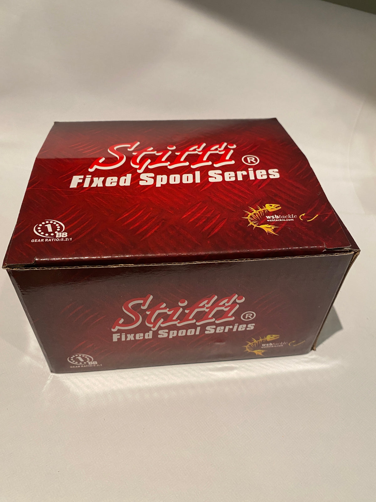 WSB Tackle Stiffi 140 Fixed Spool Fishing Reel – Loaded with 12lb Mono