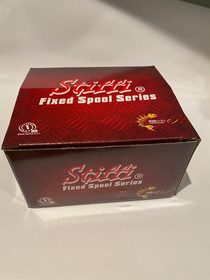 WSB Tackle Stiffi 140 Fixed Spool Fishing Reel – Loaded with 12lb Mono