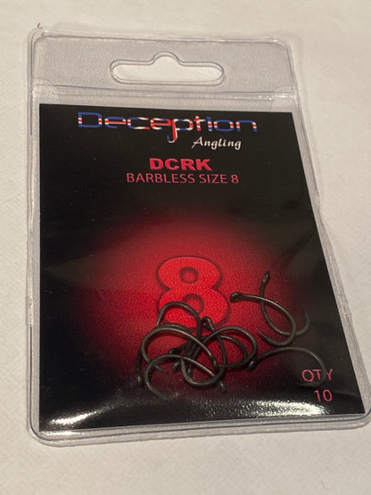 Deception Angling D-CRK Barbless Carp Hooks