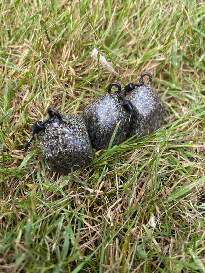 Square Swivel Leads 3 Pack | Carp Fishing Weights - 2oz