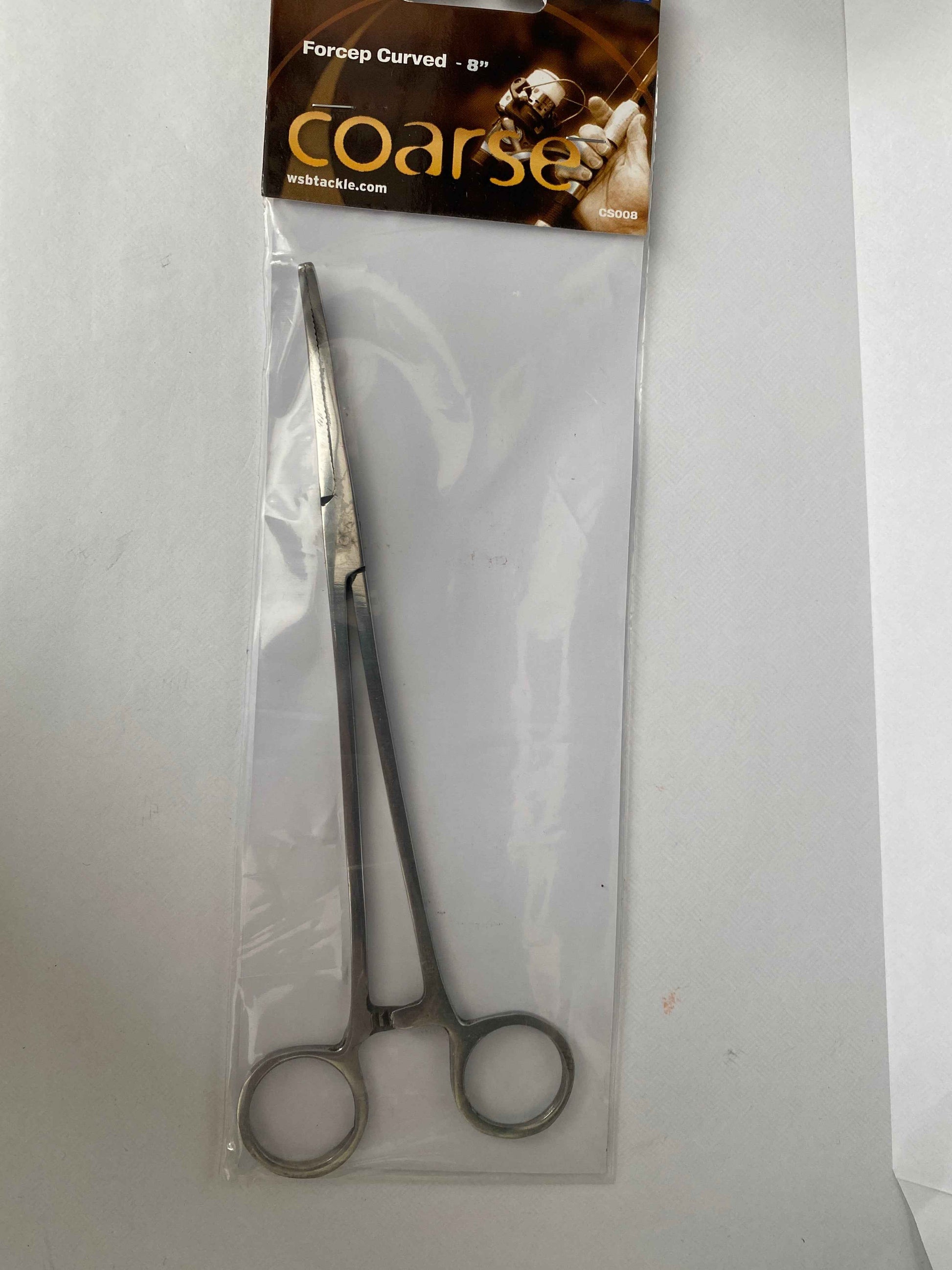 8” Curved Fishing Forceps – Hook & Rig Tool for Anglers