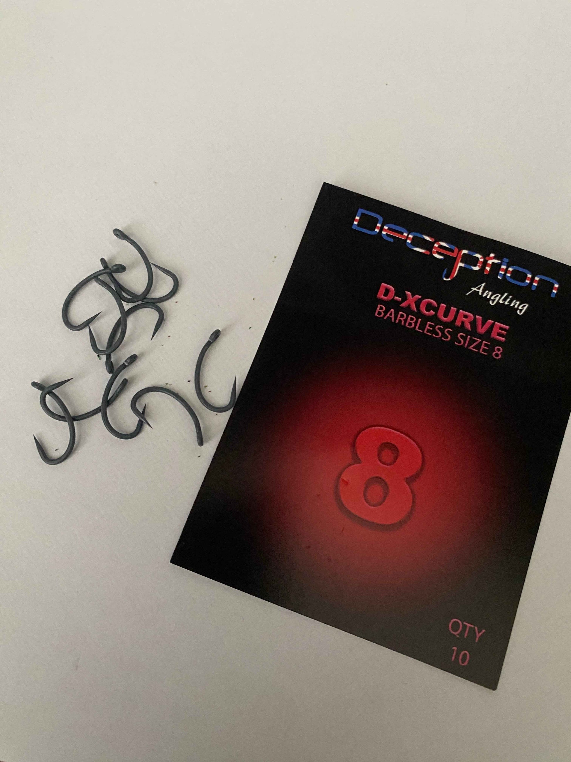 Deception Angling - D-X Curve Barbless Hooks