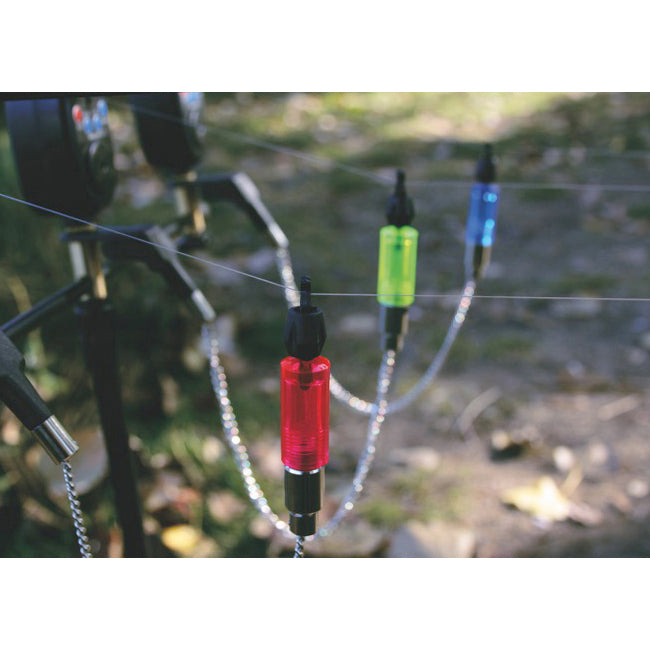 Complete Fishing Rod Pod Set with Bite Indicators and Accessories