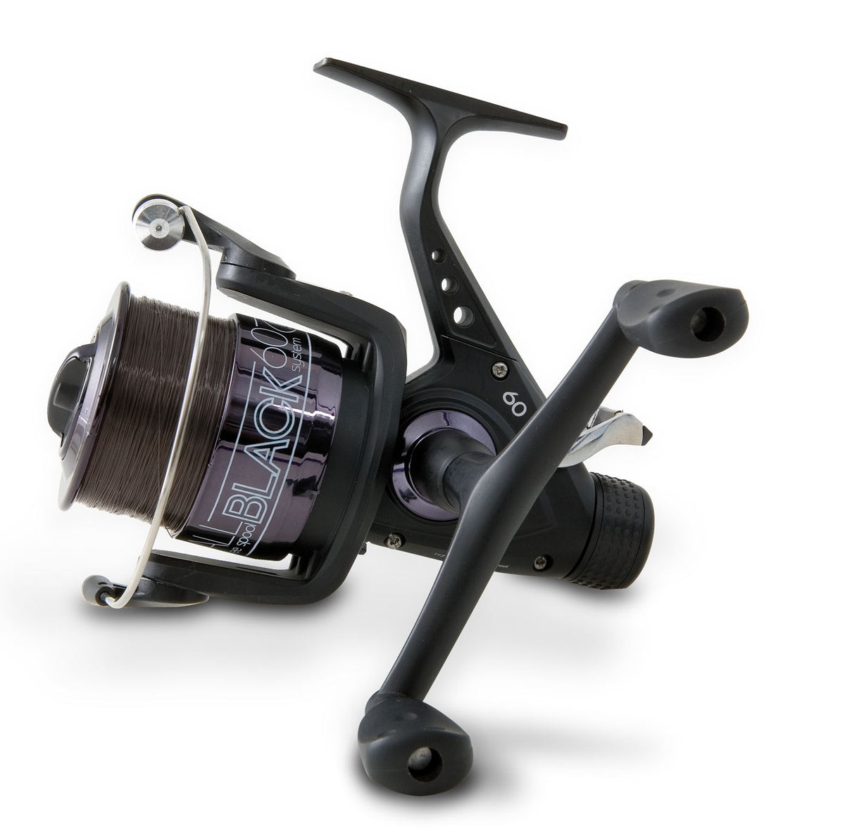 Lineaeffe All Black 60 Freespool Carp Fishing Reel
